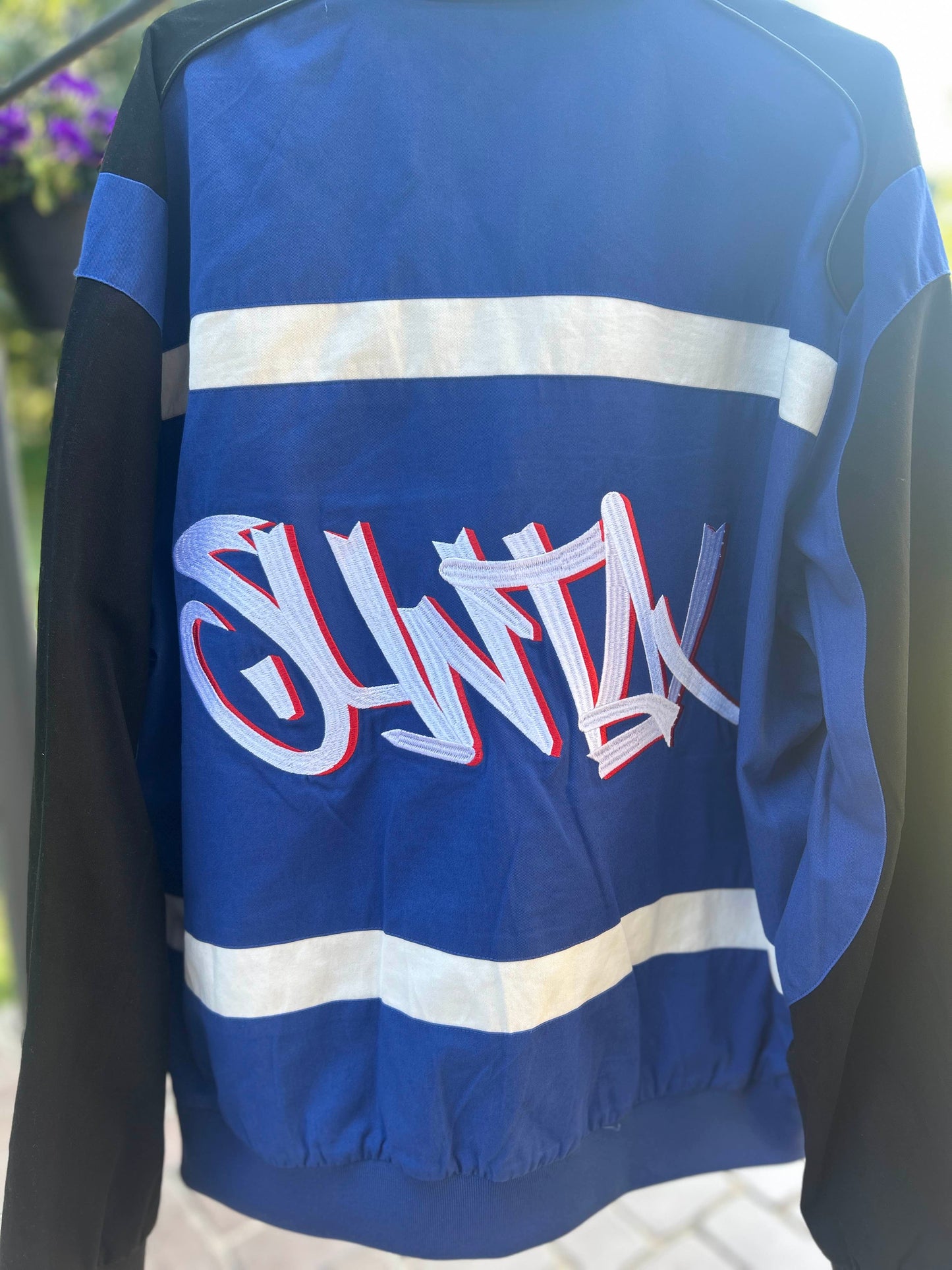 Syntax Racing Jacket Blue